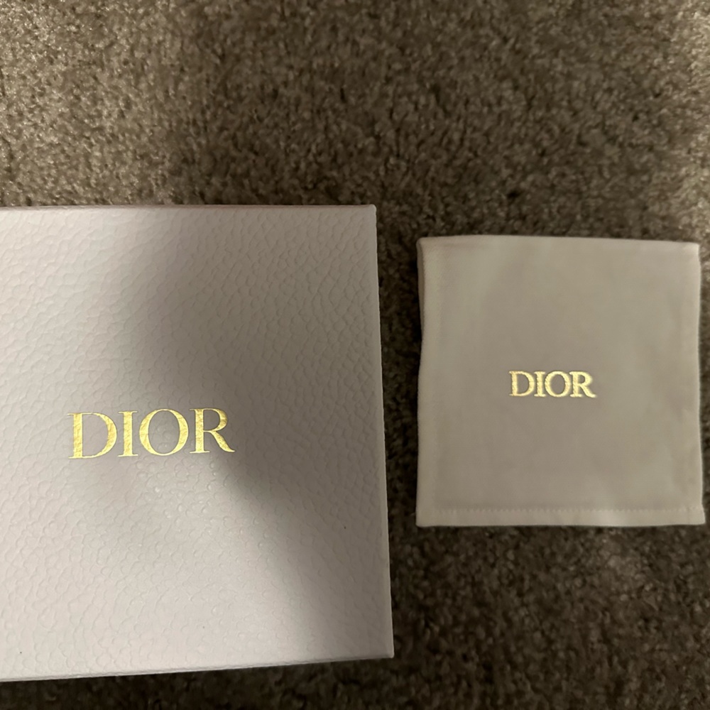 Dior dust bags and box